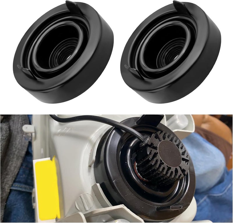 wedfish 2PCS Car Headlight Dust Cover for H4 Light Bulb,EPDM Rubber Dust Covers for Headlight Dust & Waterproof,Practical Car Accessories Car Headlight Dust Cap Fits Most Vehicles (3.35") - Image 1